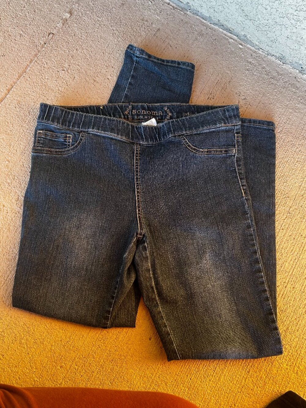 Womens SONOMA Jeans denim, Stretch waist Sz 8